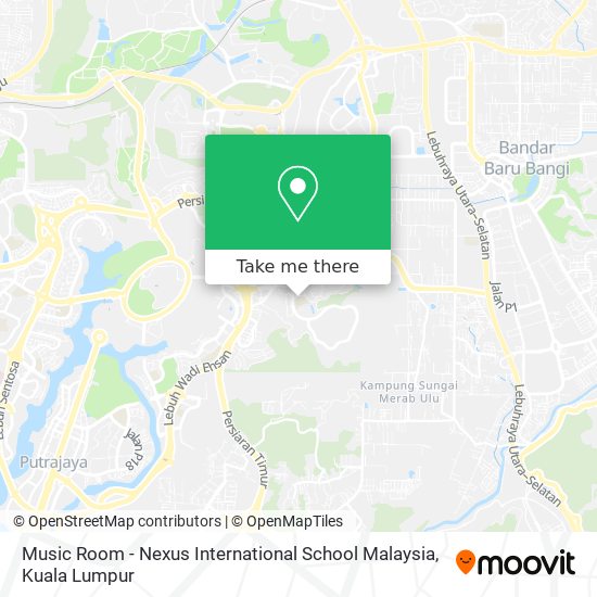 Peta Music Room - Nexus International School Malaysia
