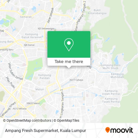 Ampang Fresh Supermarket map