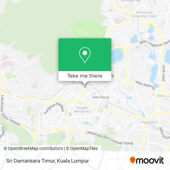 Peta Sri Damansara Timur