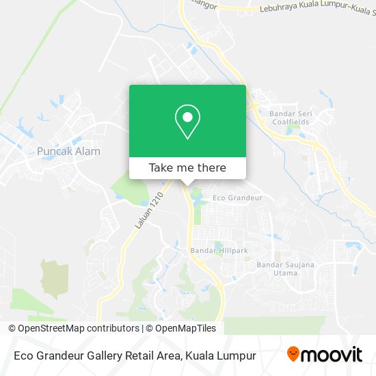 Eco Grandeur Gallery Retail Area map