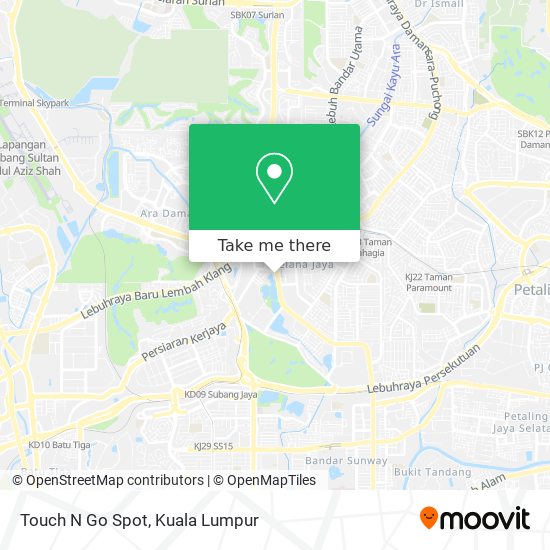 Touch N Go Spot map