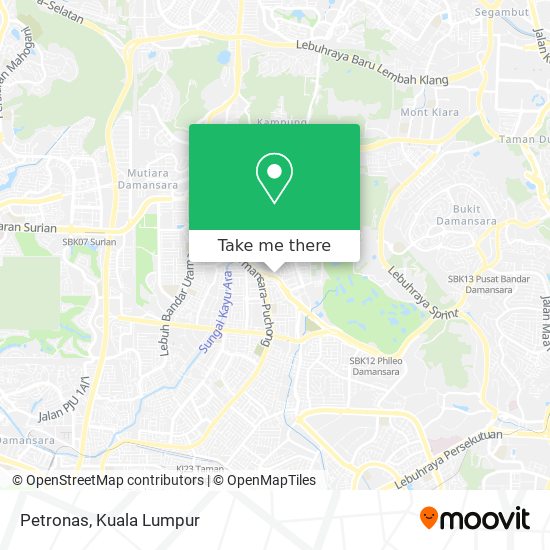 Petronas map