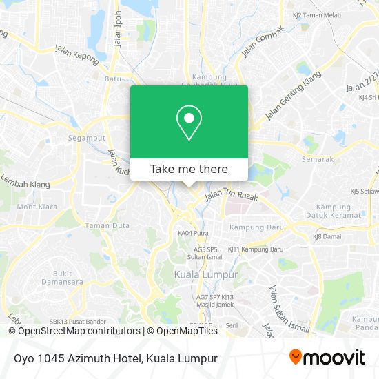 Oyo 1045 Azimuth Hotel map