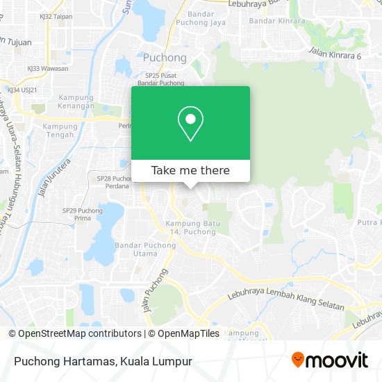 Puchong Hartamas map