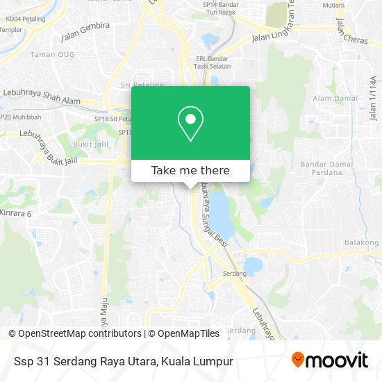 Ssp 31 Serdang Raya Utara map