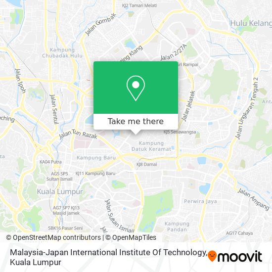 Peta Malaysia-Japan International Institute Of Technology