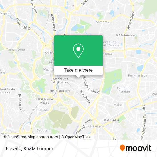 Elevate map