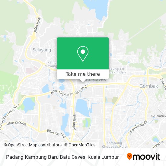 Peta Padang Kampung Baru Batu Caves