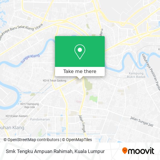 Smk Tengku Ampuan Rahimah map