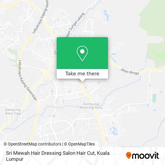 Sri Mewah Hair Dressing Salon Hair Cut map