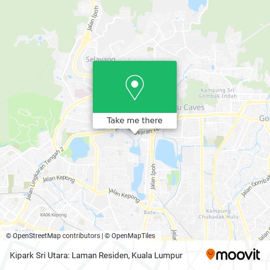 Kipark Sri Utara: Laman Residen map