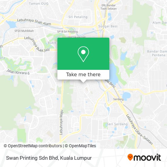 Swan Printing Sdn Bhd map