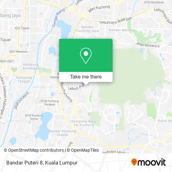 Bandar Puteri 8 map