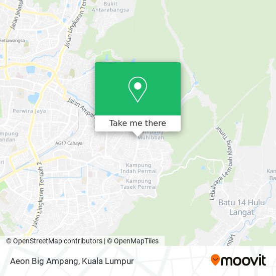 Aeon Big Ampang map