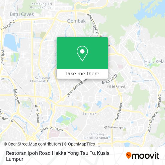 Restoran Ipoh Road Hakka Yong Tau Fu map