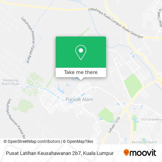 Pusat Latihan Keusahawanan 2b7 map