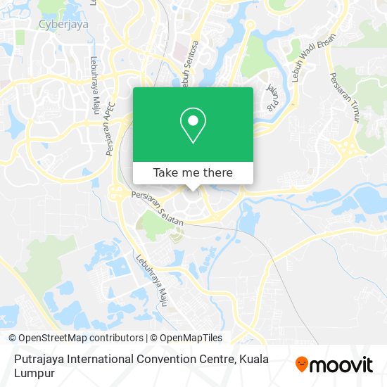 Putrajaya International Convention Centre map