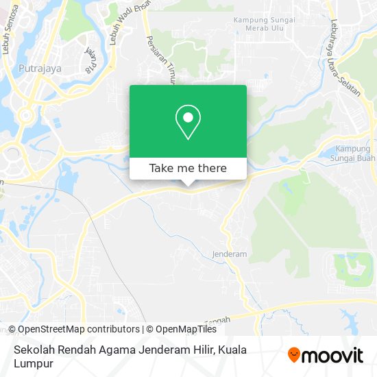 Sekolah Rendah Agama Jenderam Hilir map