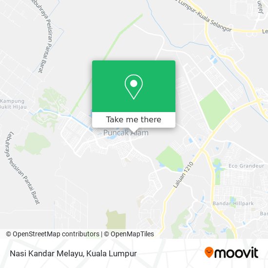Peta Nasi Kandar Melayu