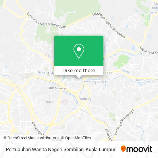 Peta Pertubuhan Wanita Negeri Sembilan