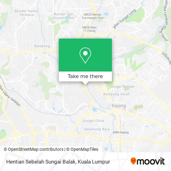 Hentian Sebelah Sungai Balak map