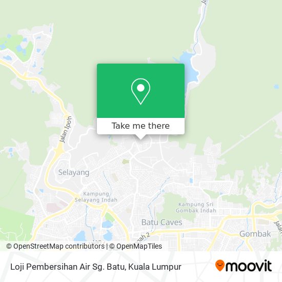 Loji Pembersihan Air Sg. Batu map