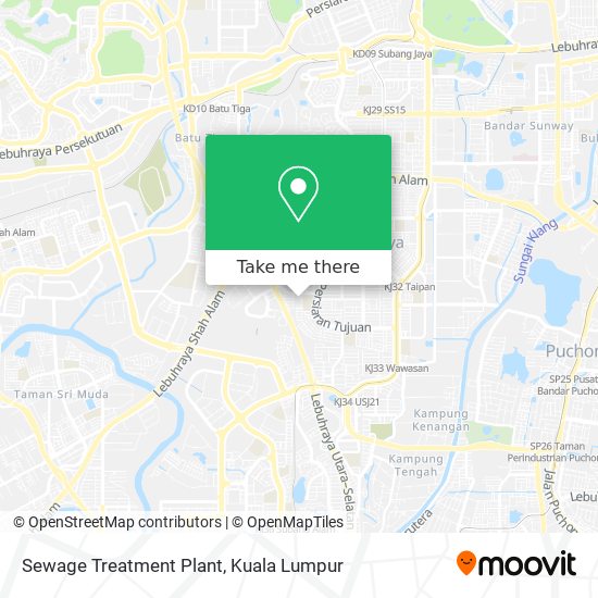 Sewage Treatment Plant map