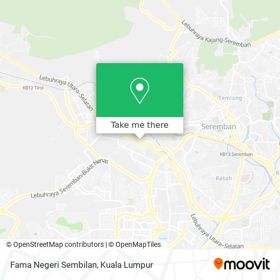 Fama Negeri Sembilan map