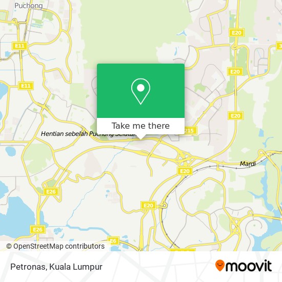 Petronas map