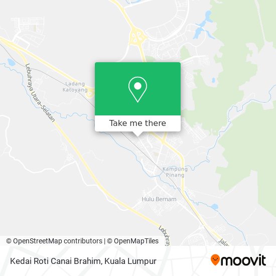 Kedai Roti Canai Brahim map