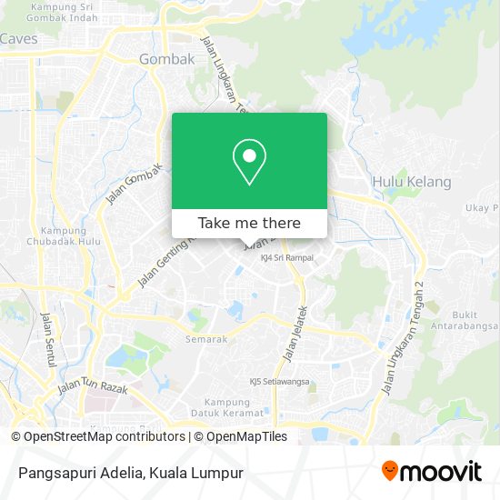 Peta Pangsapuri Adelia