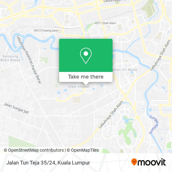 Peta Jalan Tun Teja 35/24