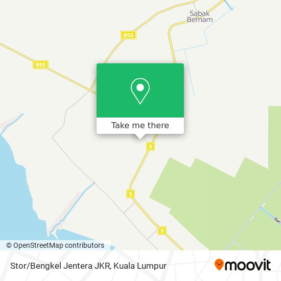 Stor/Bengkel Jentera JKR map