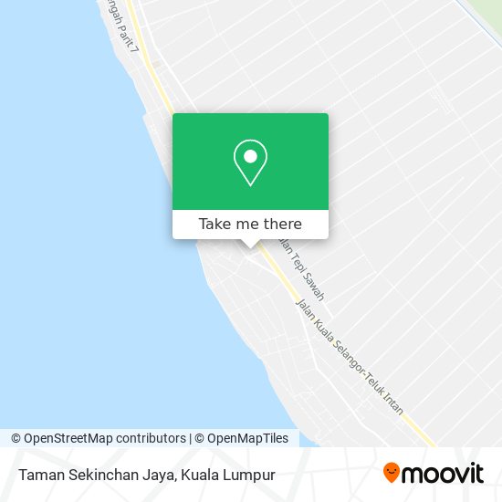 Taman Sekinchan Jaya map