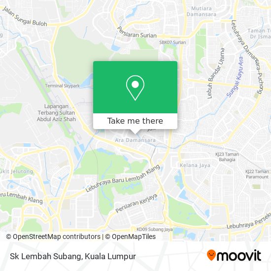 Sk Lembah Subang map