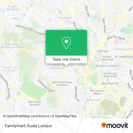 Familymart map