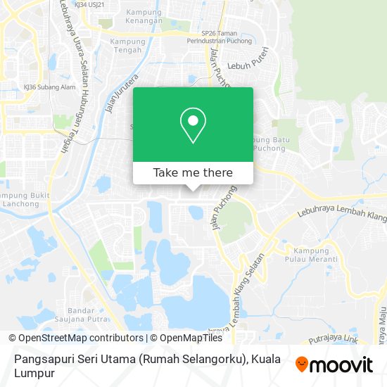 Pangsapuri Seri Utama (Rumah Selangorku) map