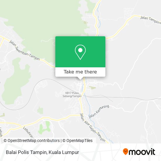 Balai Polis Tampin map