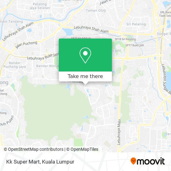 Kk Super Mart map