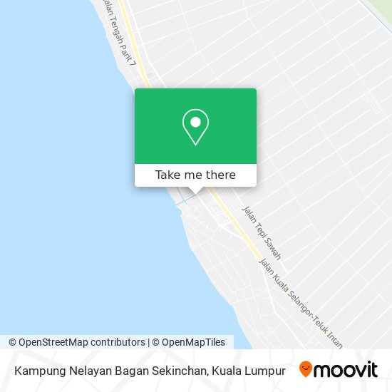 Kampung Nelayan Bagan Sekinchan map