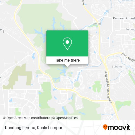 Kandang Lembu map