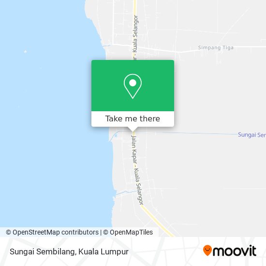 Sungai Sembilang map