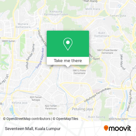 Seventeen Mall map