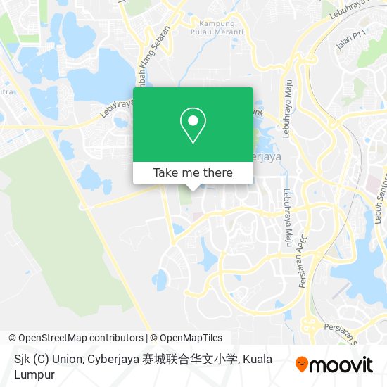 Sjk (C) Union, Cyberjaya 赛城联合华文小学 map