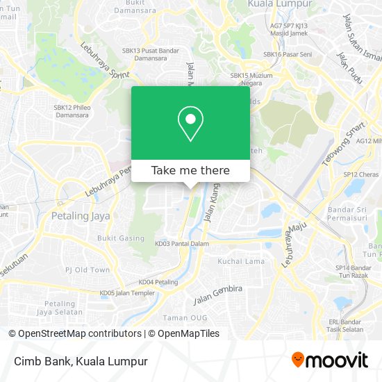 Cimb Bank map