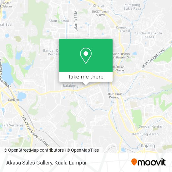 Akasa Sales Gallery map