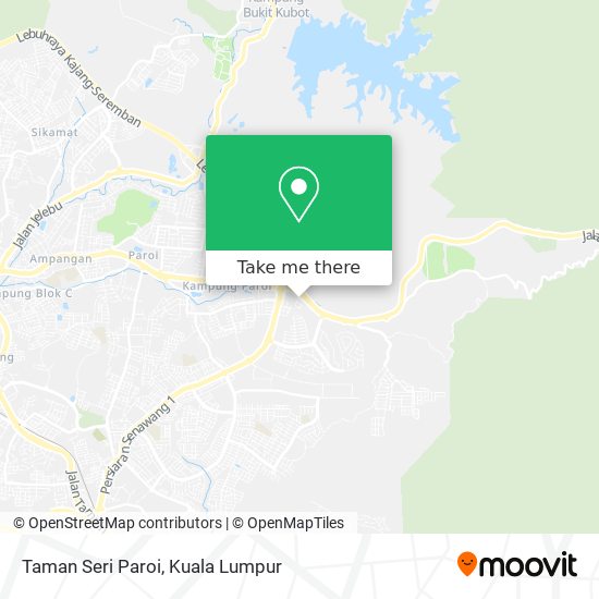 Peta Taman Seri Paroi