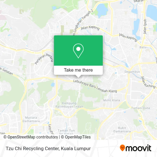 Tzu Chi Recycling Center map
