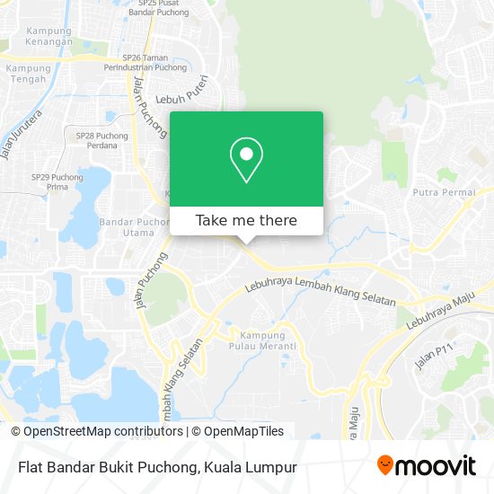 Peta Flat Bandar Bukit Puchong