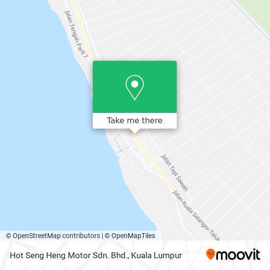 Peta Hot Seng Heng Motor Sdn. Bhd.